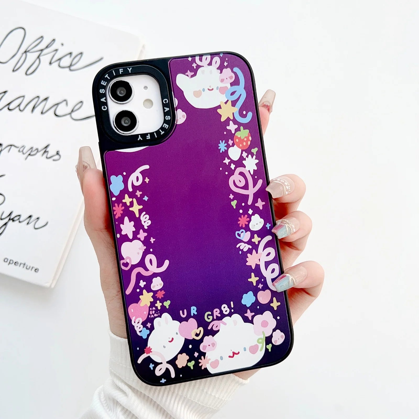 Premium Mirror Glass Designer iPhone Cases