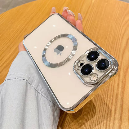 iPhone_Logo‑Cut Electroplated Shockproof Case
