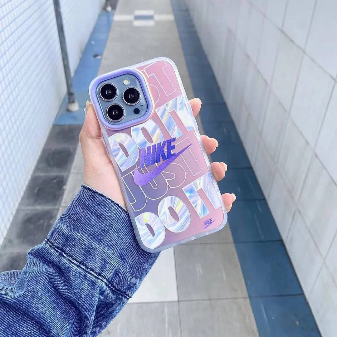 Translucent Frosted Gradient Blu-ray Phone Case
