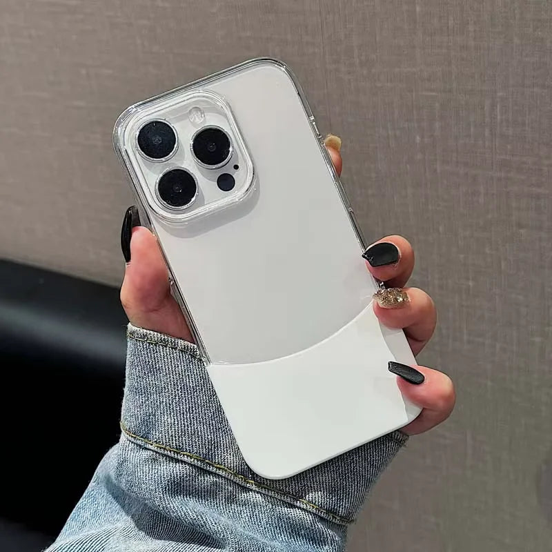 Split Transparent Premium iPhone Case