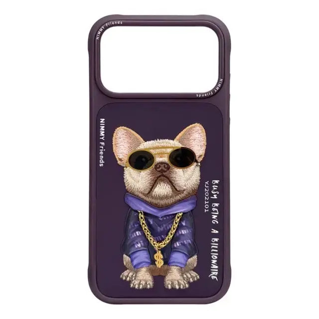 Nimmy Dog Chain Case – Burgundy