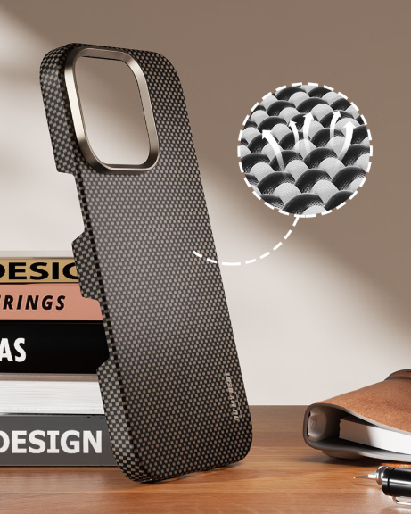 Blueo Aramid Fiber Case 600D Magnetic For iPhone