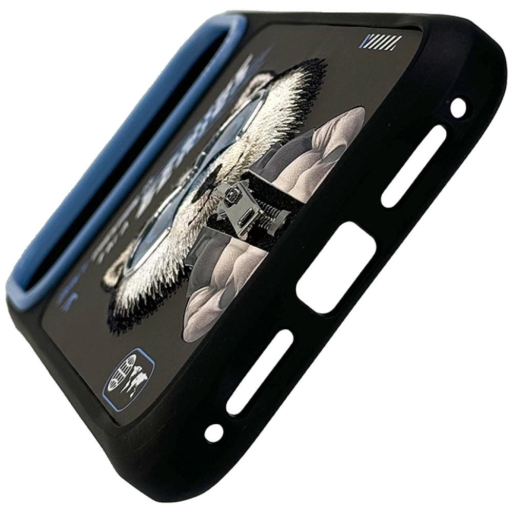 Nimmy Wolf iPhone Case – Premium Cool Aesthetic Dog Cover (Black)