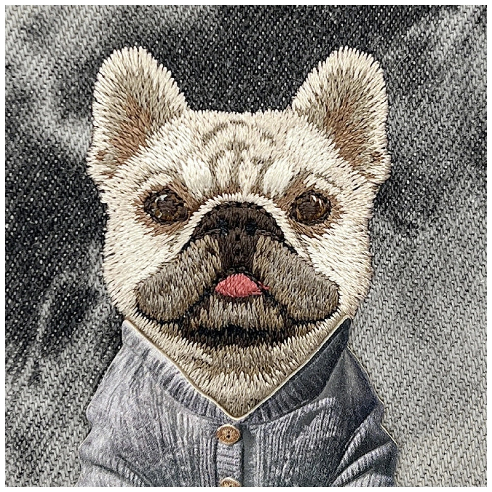 Nimmy French Bulldog iPhone Case – Aesthetic Cute Dog Cover (Black Edition)