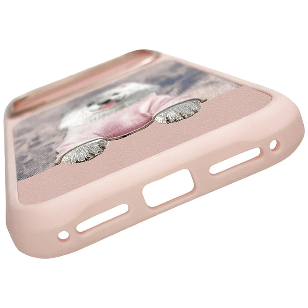 Nimmy Samoyed iPhone Case – Cute Pink Aesthetic Dog Cover