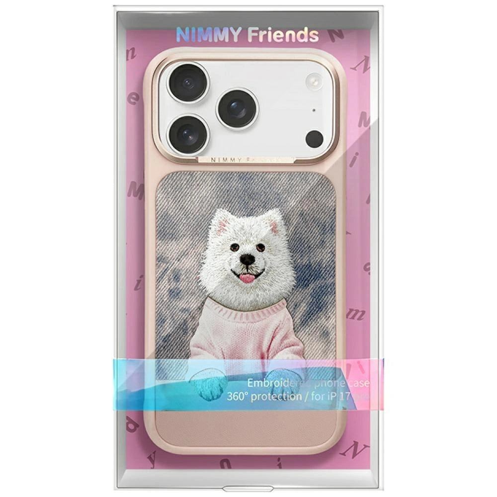 Nimmy Samoyed iPhone Case – Cute Pink Aesthetic Dog Cover