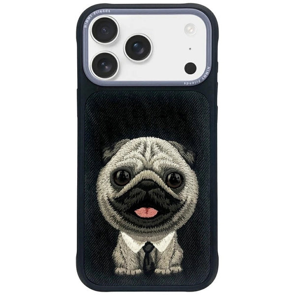 Nimmy Big Eyed Dog iPhone Case – Premium Cute Aesthetic Cover (Black)