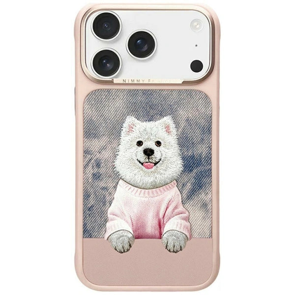 Nimmy Samoyed iPhone Case – Cute Pink Aesthetic Dog Cover