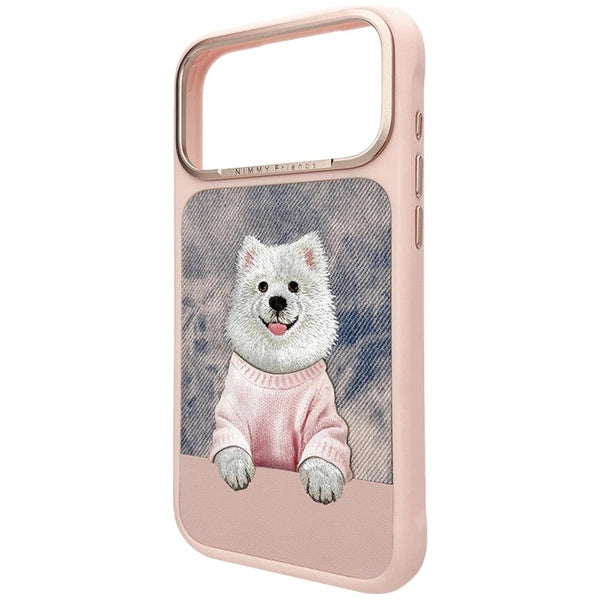 Nimmy Samoyed iPhone Case – Cute Pink Aesthetic Dog Cover