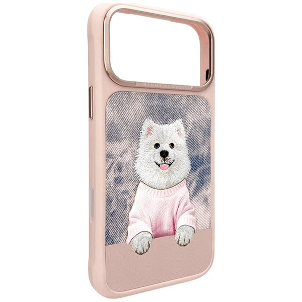 Nimmy Samoyed iPhone Case – Cute Pink Aesthetic Dog Cover