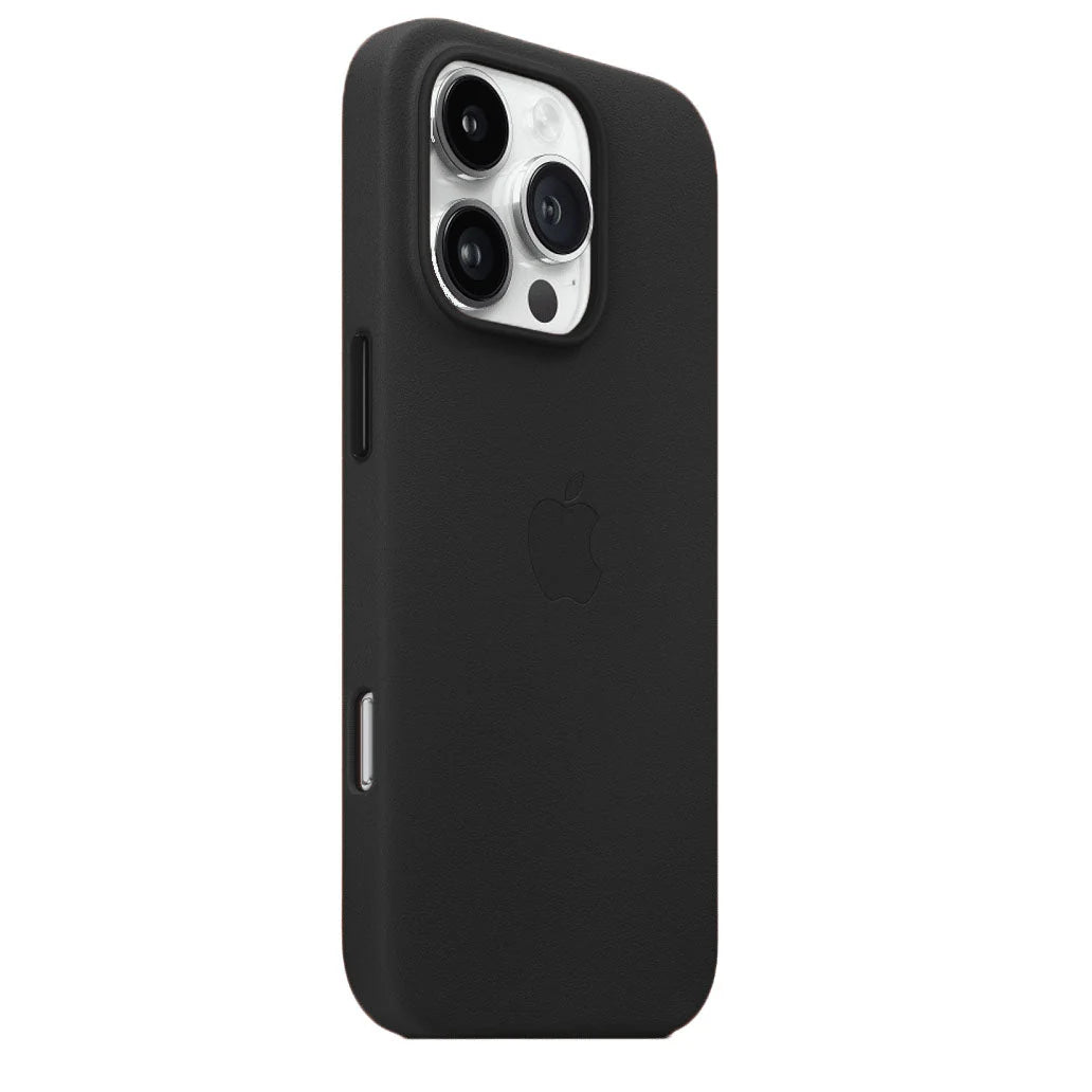 Apple Original Leather Case with MagSafe for iPhone 16 / 16 Pro / 16 Pro Max – Black, Grey, Titanium Brown, Dark Purple, Green, Blue
