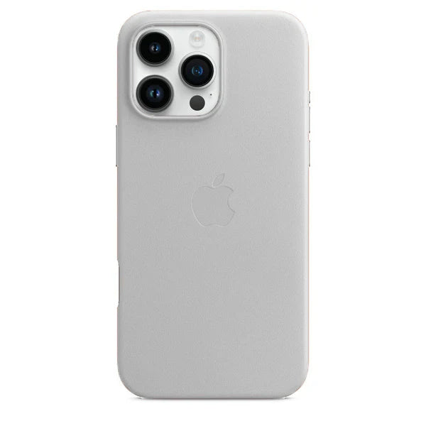 Apple Original Leather MagSafe Case – Grey (iPhone 16 / 16 Pro / 16 Pro Max)

