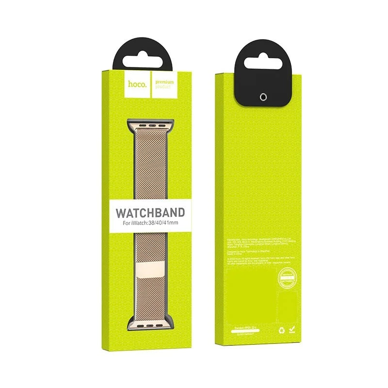 HOCO iWatch WA03 Simple beauty series milanese steel strap(38/40/41/42/44/45/49mm)