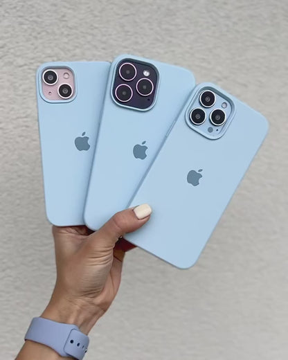 iPhone Silicone Case (New Sky Blue)