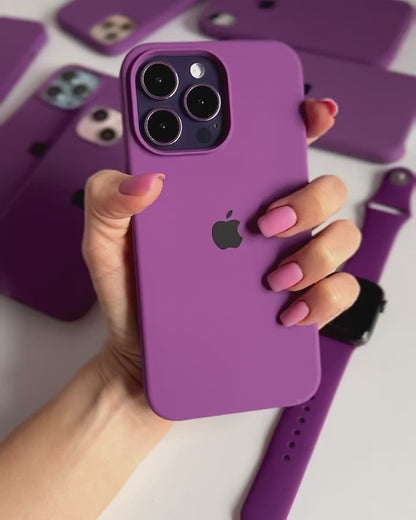 iPhone Silicone Case (Purple)