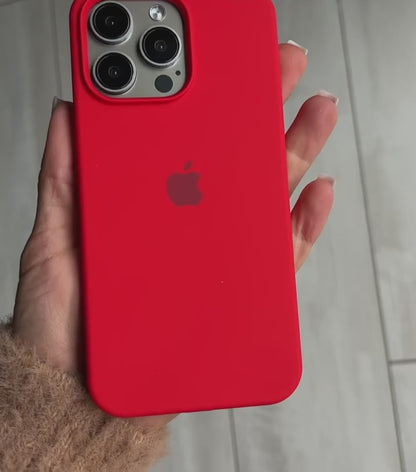 iPhone Silicone Case (Red)