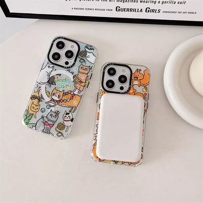 Mikalen Cute Animal Bayer TPU Material shockproof Magnetic Case for iPhone 15 Series